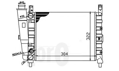 Радиатор, охлаждение двигателя LORO купить