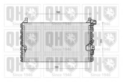 Конденсатор, кондиционер QUINTON HAZELL купить