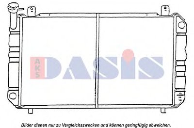 Радиатор, охлаждение двигателя AKS DASIS купить