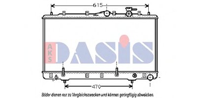 Радиатор, охлаждение двигателя AKS DASIS купить