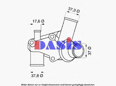 Термостат, охлаждающая жидкость AKS DASIS купить