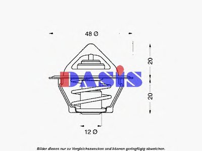 Термостат, охлаждающая жидкость AKS DASIS купить