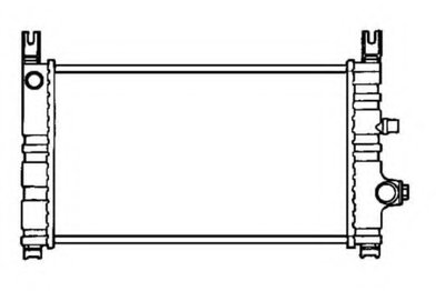 Радиатор, охлаждение двигателя EASY FIT NRF купить