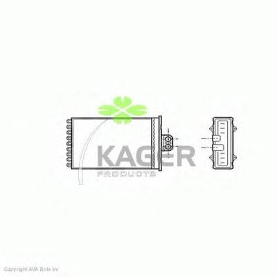 Теплообменник, отопление салона KAGER