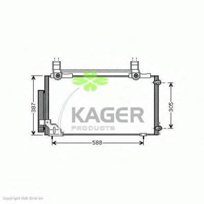 Конденсатор, кондиционер KAGER купить