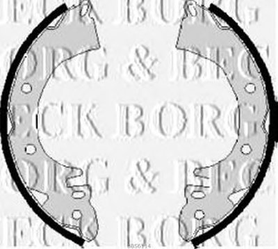 Комплект тормозных колодок BORG & BECK купить