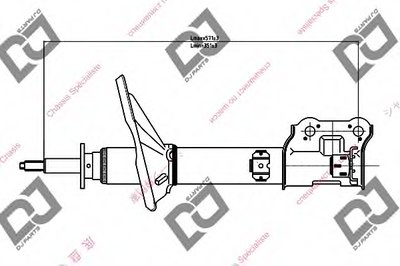 Амортизатор DJ PARTS купить