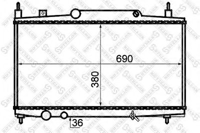 Радиатор, охлаждение двигателя STELLOX купить