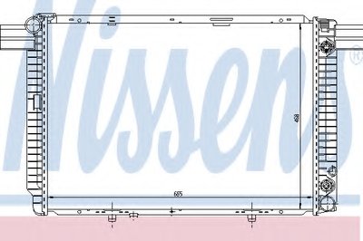 Радиатор, охлаждение двигателя NISSENS купить