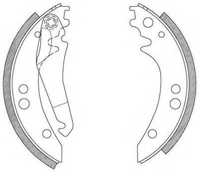 Комплект тормозных колодок ADVANCE OPEN PARTS купить