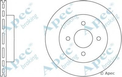 Тормозной диск APEC braking купить