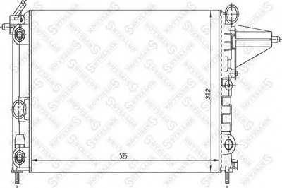 Радиатор, охлаждение двигателя STELLOX купить