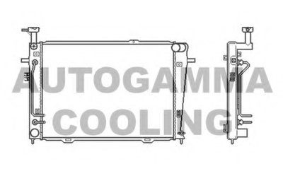 Радиатор, охлаждение двигателя AUTOGAMMA купить