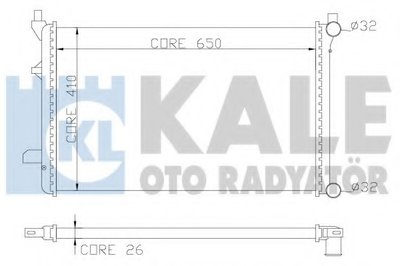 Радиатор, охлаждение двигателя KALE OTO RADYATÖR купить