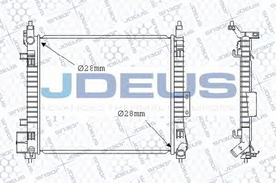 Радиатор, охлаждение двигателя JDEUS купить