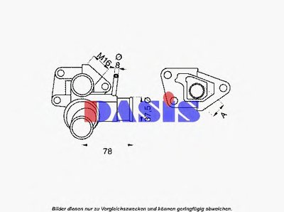 Термостат, охлаждающая жидкость AKS DASIS купить