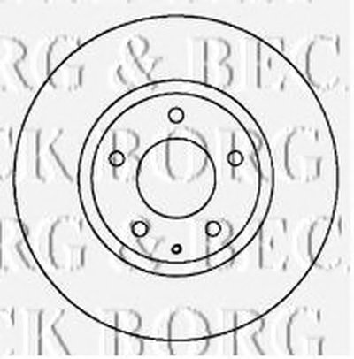 Тормозной диск BORG & BECK купить