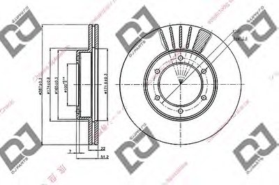 Тормозной диск DJ PARTS купить