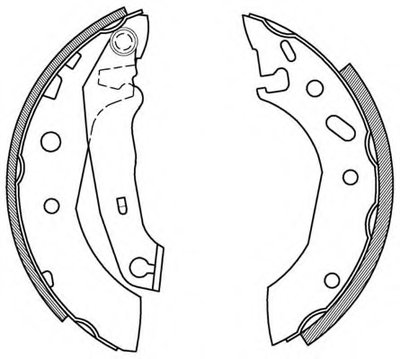 Комплект тормозных колодок ADVANCE OPEN PARTS купить