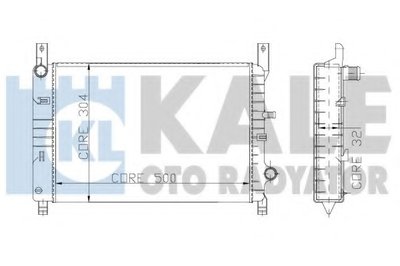 Радиатор, охлаждение двигателя KALE OTO RADYATÖR купить