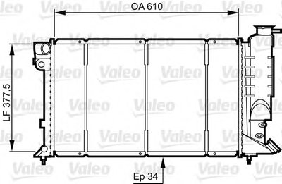 Радиатор, охлаждение двигателя VALEO купить