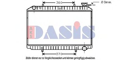 Радиатор, охлаждение двигателя AKS DASIS купить