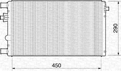 Радиатор, охлаждение двигателя MAGNETI MARELLI купить