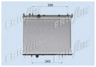 Радиатор, охлаждение двигателя FRIGAIR купить