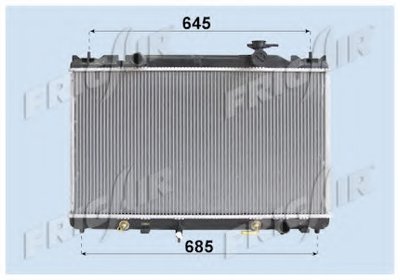 Радиатор, охлаждение двигателя FRIGAIR купить