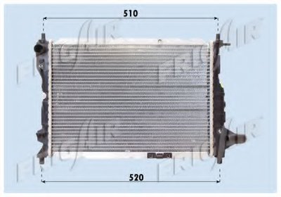 Радиатор, охлаждение двигателя FRIGAIR купить