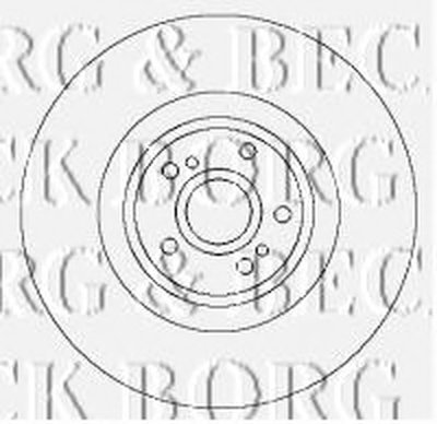Тормозной диск BORG & BECK купить