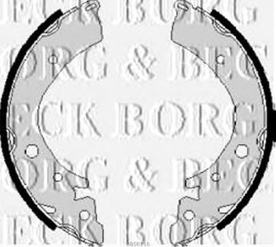 Комплект тормозных колодок BORG & BECK купить