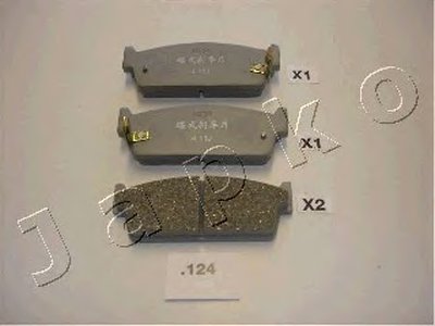 Комплект тормозных колодок, дисковый тормоз JAPKO купить