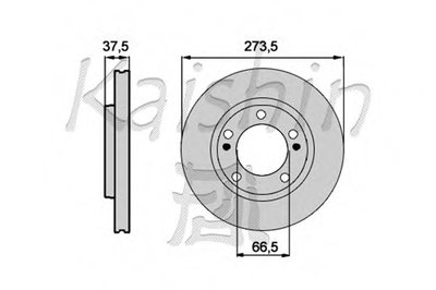 Тормозной диск KAISHIN купить