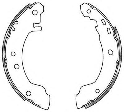 Комплект тормозных колодок ADVANCE OPEN PARTS купить