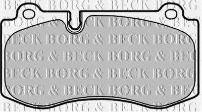 Комплект тормозных колодок, дисковый тормоз BORG & BECK