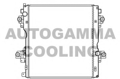 Радиатор, охлаждение двигателя AUTOGAMMA купить
