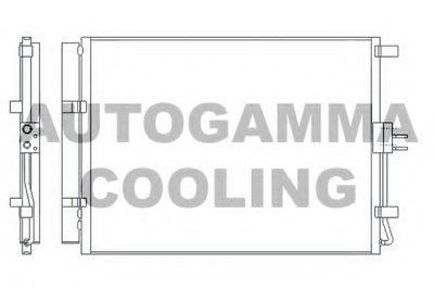 Конденсатор, кондиционер AUTOGAMMA купить