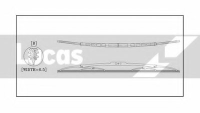 Щетка стеклоочистителя LUCAS ELECTRICAL
