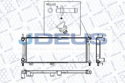 Радиатор, охлаждение двигателя JDEUS купить