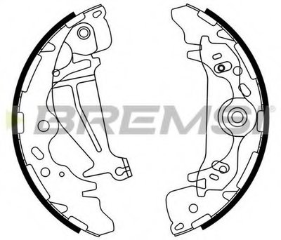 Комплект тормозных колодок BREMSI купить
