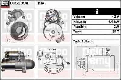 Стартер Remanufactured REMY (Light Duty) DELCO REMY купить