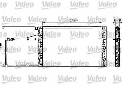 Конденсатор, кондиционер VALEO купить