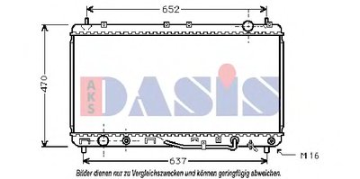 Радиатор, охлаждение двигателя AKS DASIS купить