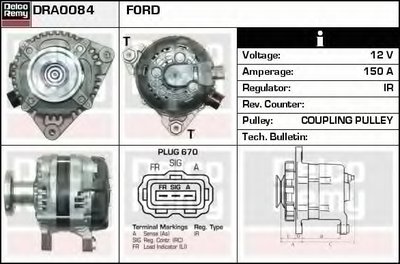 Генератор Remanufactured REMY (Light Duty) DELCO REMY купить