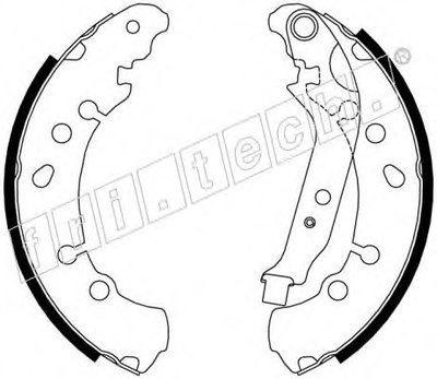 Комплект тормозных колодок fri.tech. купить