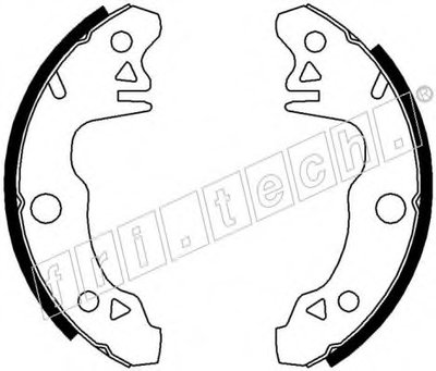 Комплект тормозных колодок REPARATION KIT fri.tech. купить