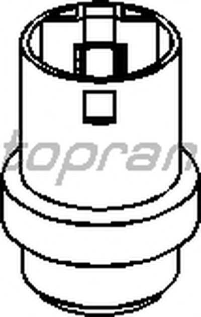 Датчик, температура охлаждающей жидкости TOPRAN купить