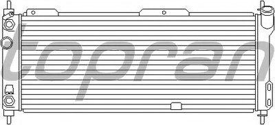 Радиатор, охлаждение двигателя TOPRAN купить