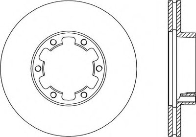 Тормозной диск ADAPTIVE OPEN PARTS купить